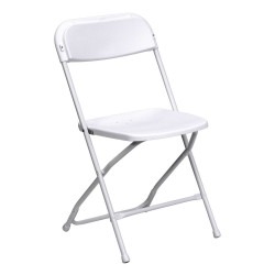 White Folding Chair